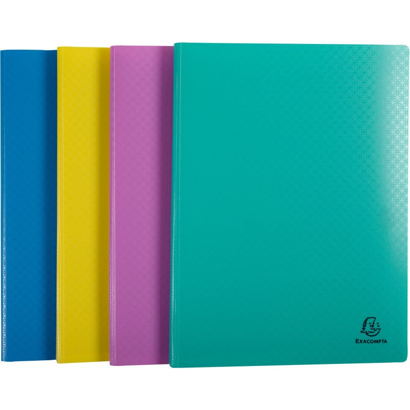 Protège-documents Forever Young Exacompta polypropylène A4 30 pochettes - 60 vues couleurs assorties