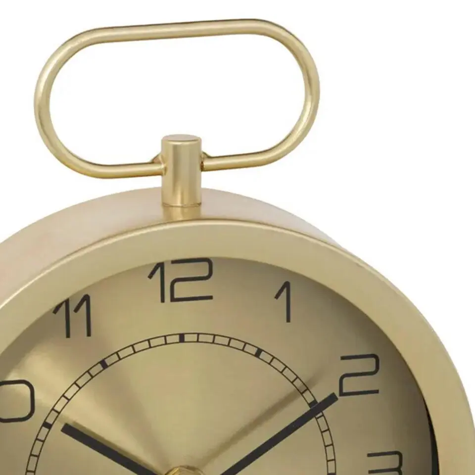 Atmosphera Tafelklok Dorado - goud - Dia 15 cm