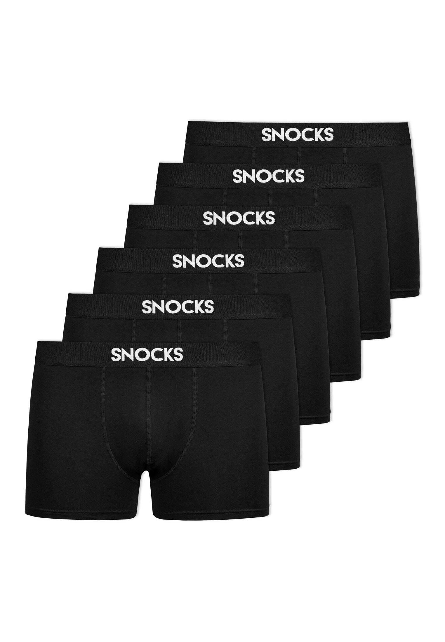 SNOCKS| Herren Boxershorts im 6er-Pack
