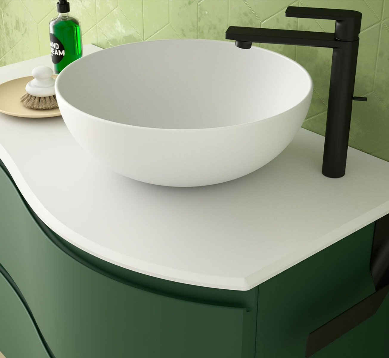 Muebles Navé opbouw waskom 40cm wit mat