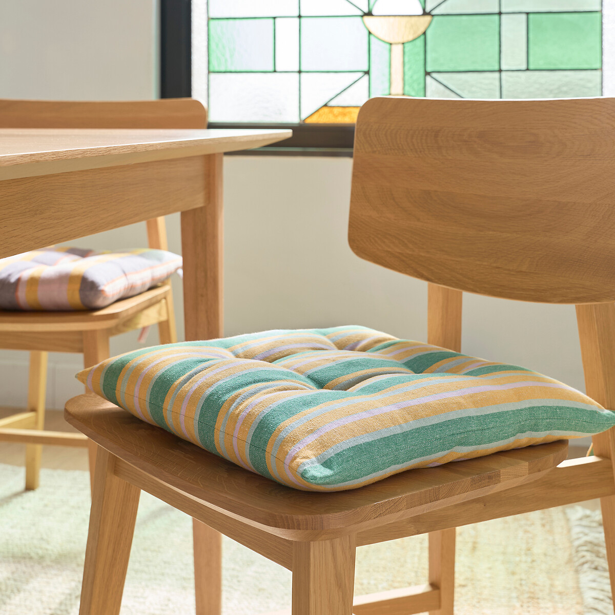 LA REDOUTE INTERIEURS<br>Conjunto de 2 capas para cadeiras 40 x 40 cm, Barly