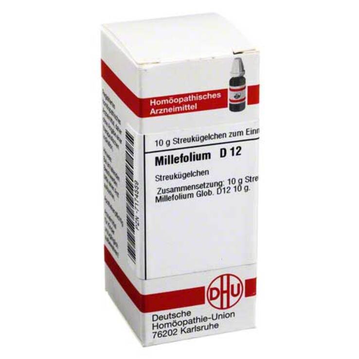 DHU Millefolium D 12 Globuli, 10 g