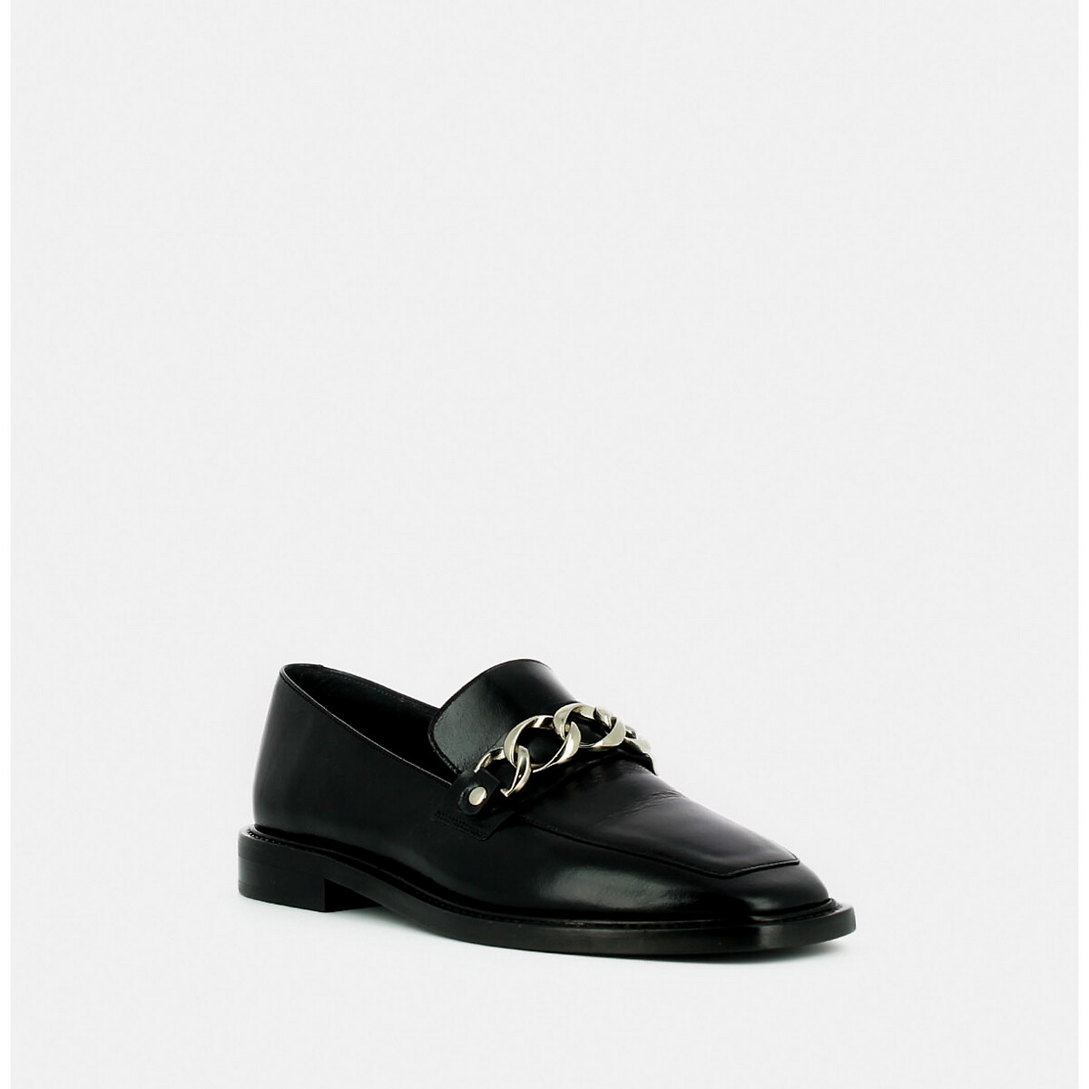 JONAK<br>Mocassins de couro com bico quadrado Dionette