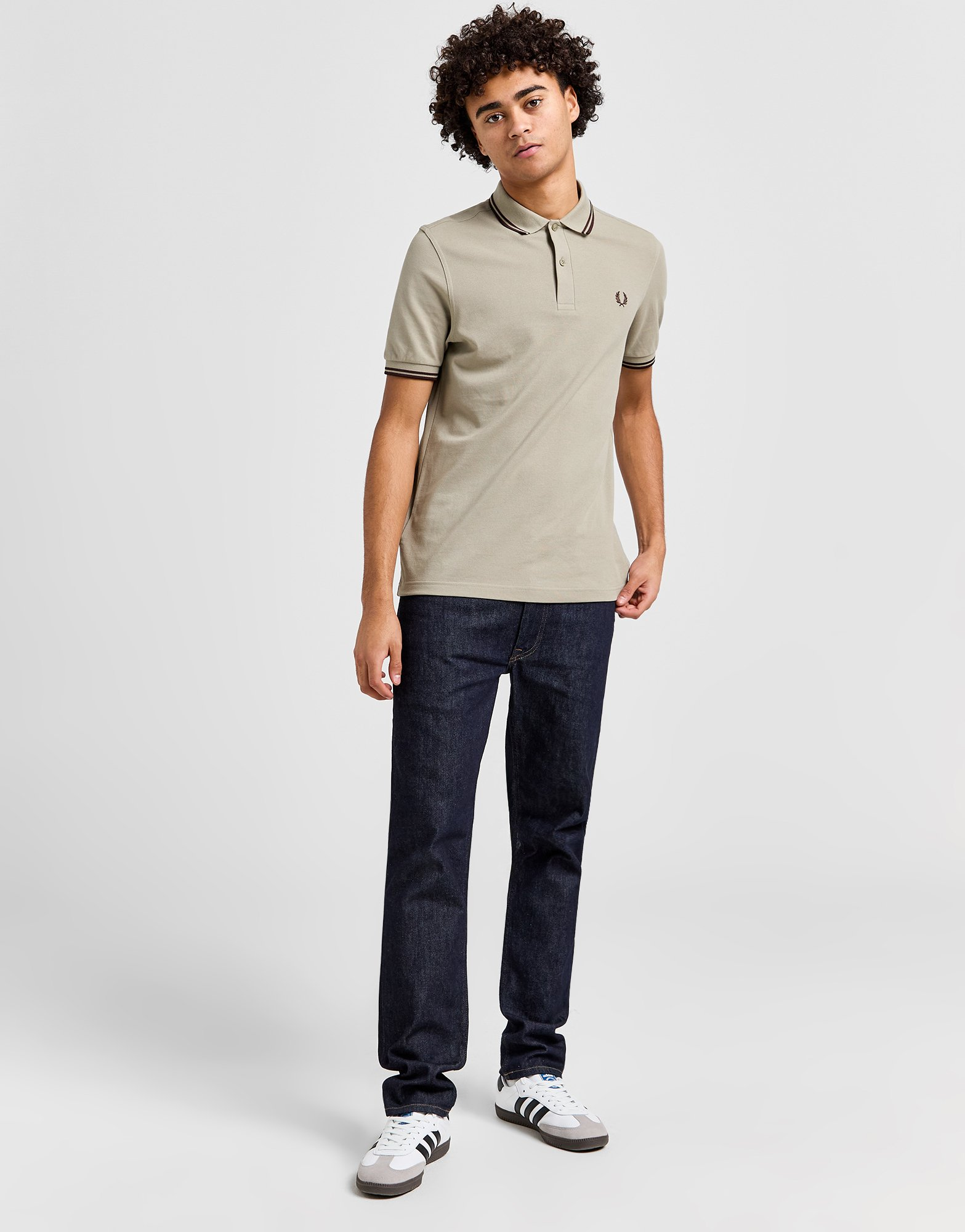 Fred Perry Polo Double Liseré Homme