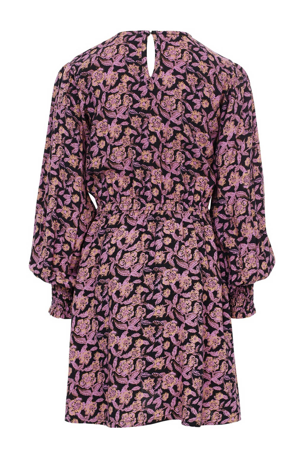 LOOXS jurk met all over print paars