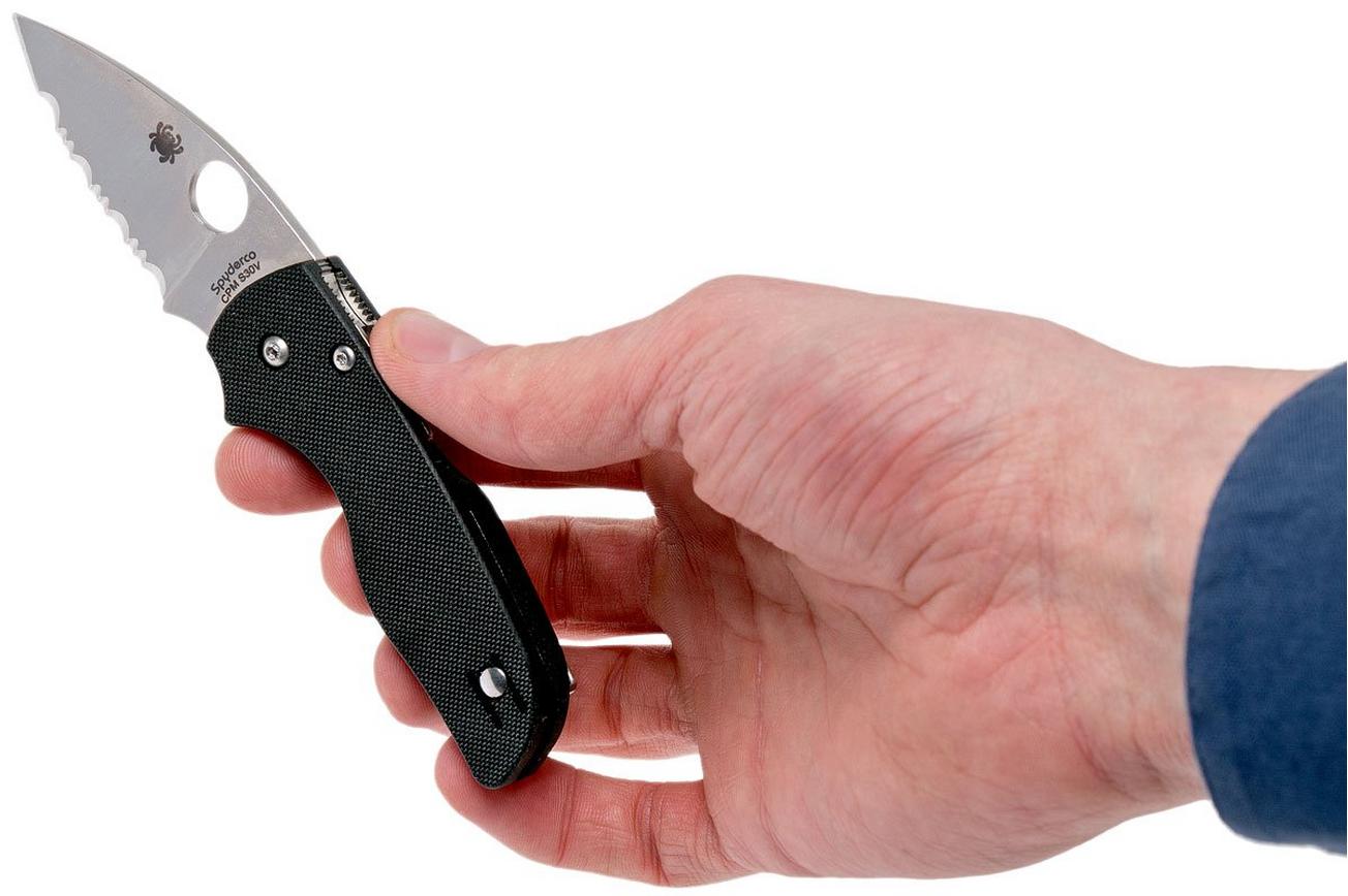 Spyderco Lil' Native Compression Lock C230GS serrated zakmes