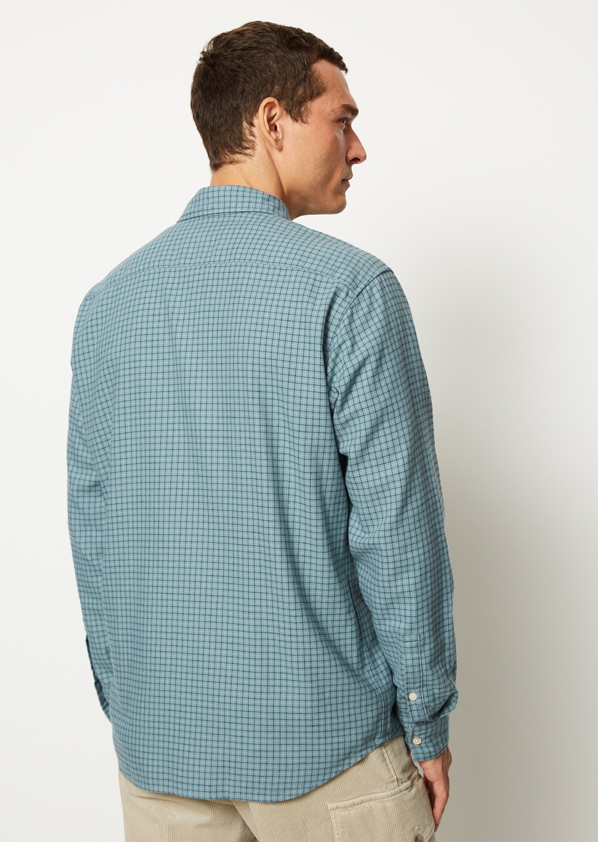 Hemd regular aus leichtem Bio-Baumwoll-Flanell