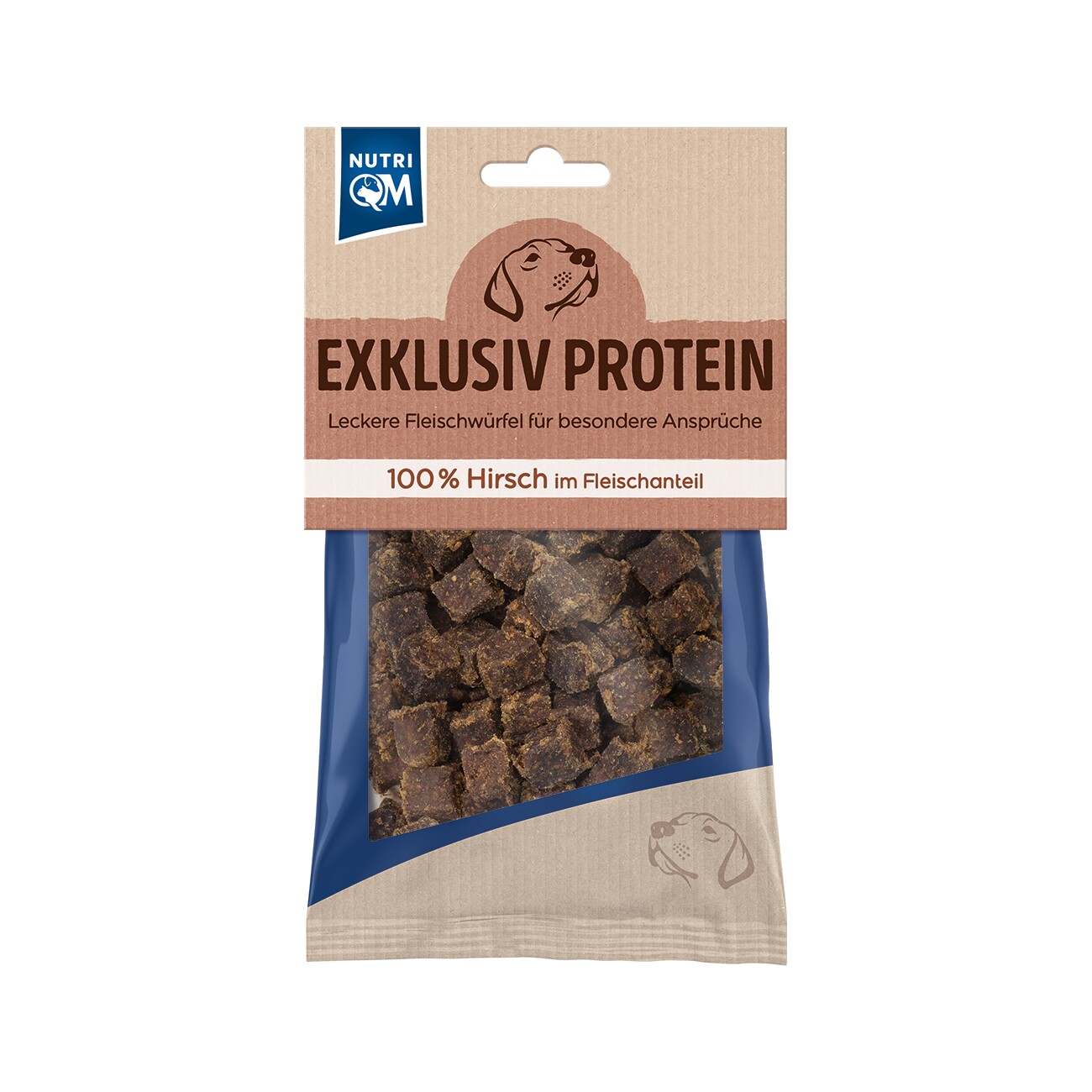 NutriQM Exklusiv Protein Hirsch 5x 100g
