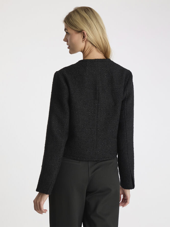 Neo Noir Manua Boucle Jacket Black