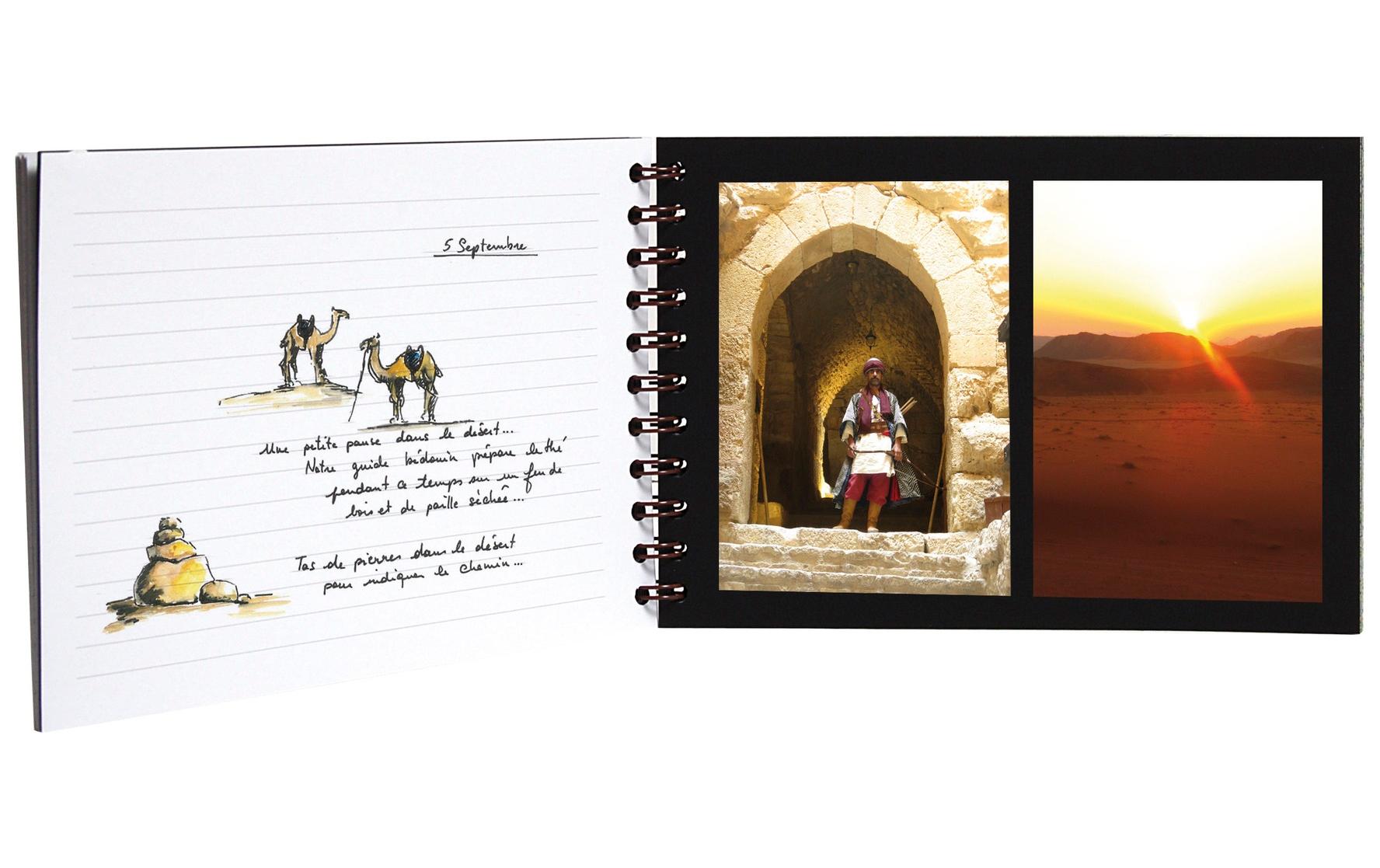 Fotoalbum AgeBag A4 quer, 40 Blatt, SchwarzReisealbum