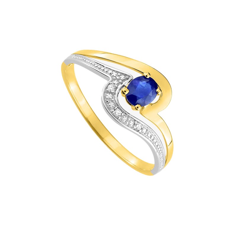 Bague femme - Saphir - Or 18 Carats