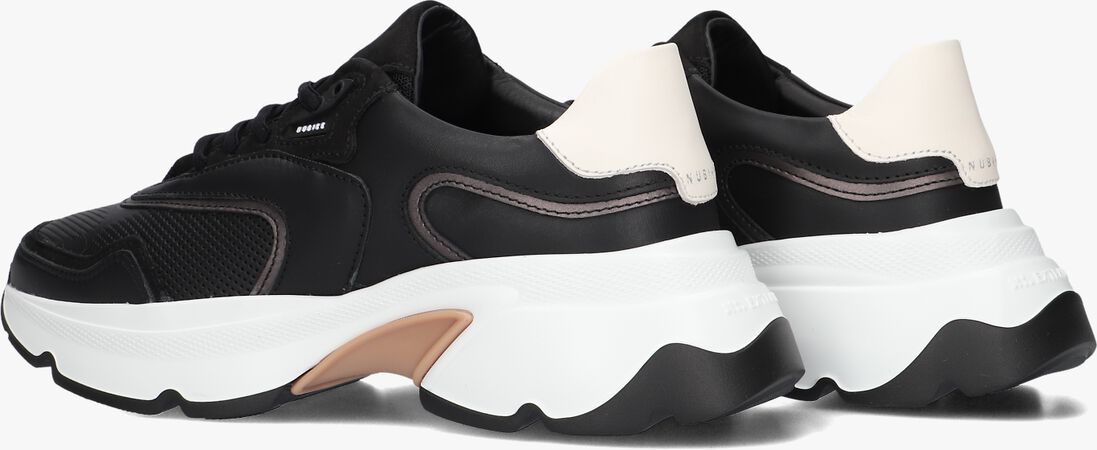 zwarte nubikk lage sneakers ross noa