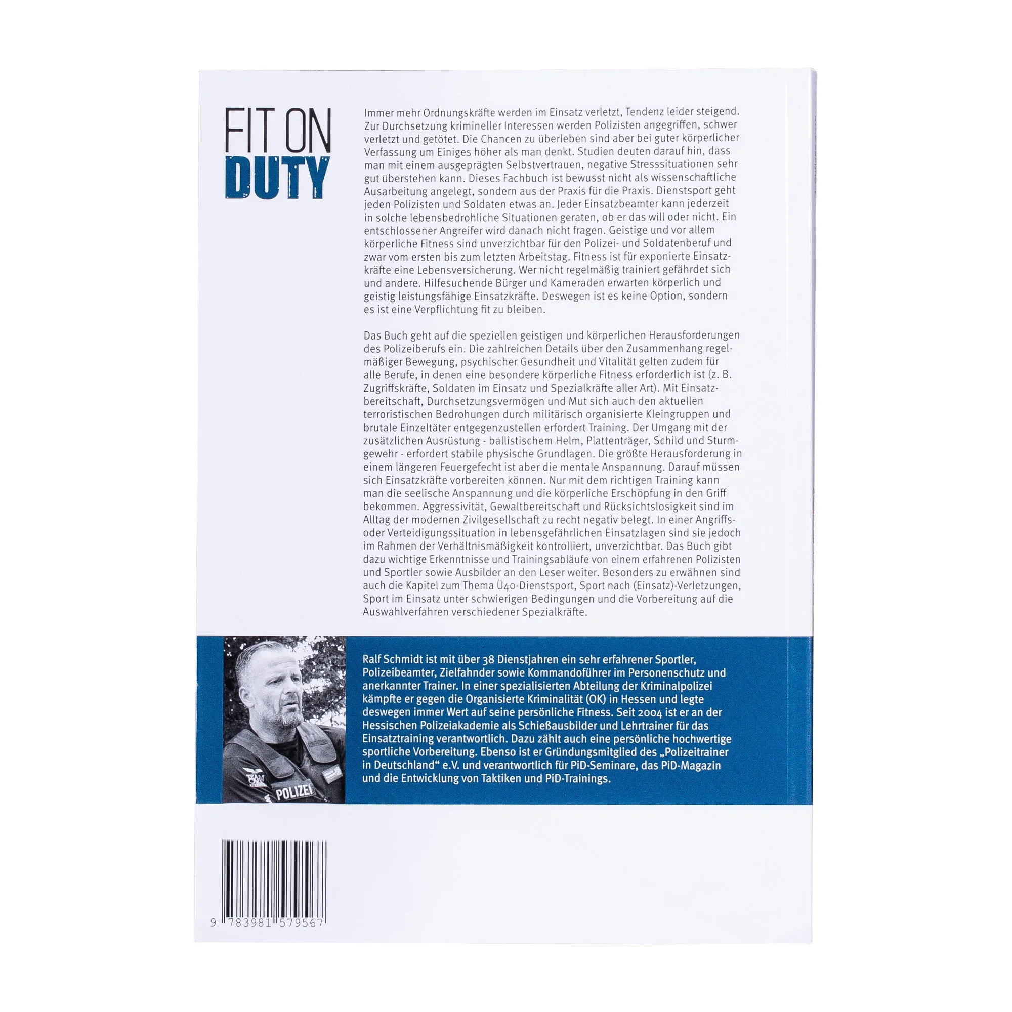 K-ISOM -  Buch Fit on Duty - Fitness im Polizeidienst