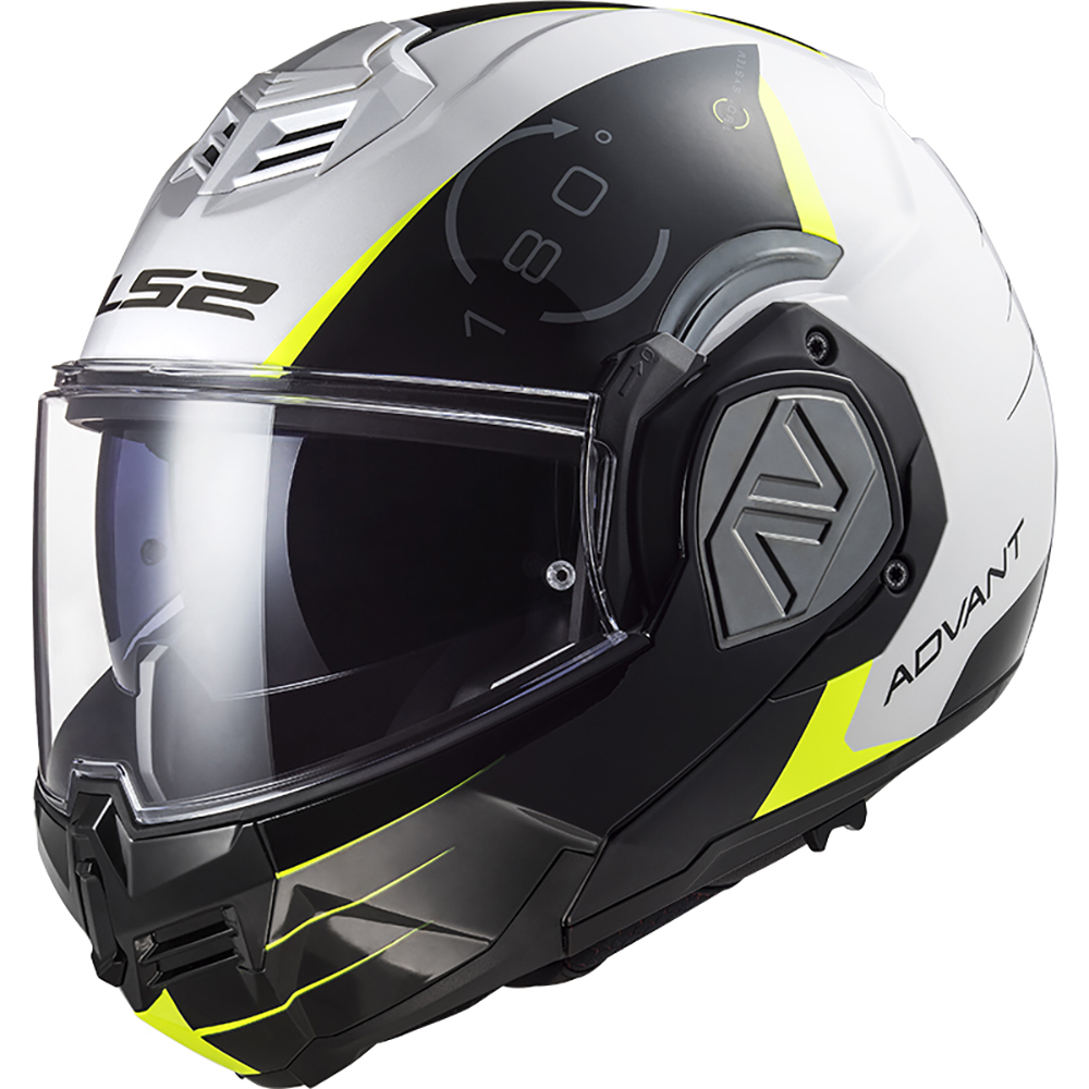 LS2 - Casque FF906 Advant Codex Blanc / Noir / Jaune