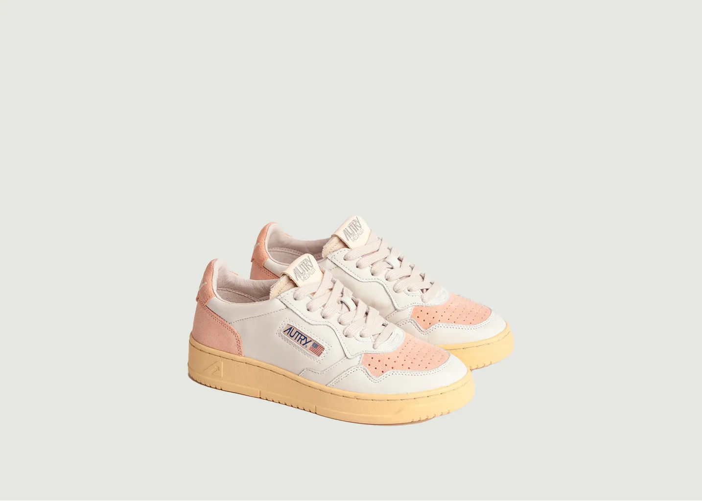 Baskets Medalist Low Daim et Cuir AUTRY