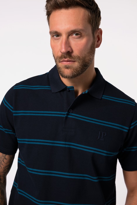 Poloshirt, Halbarm, Piqué, Ringel, bis 8 XL