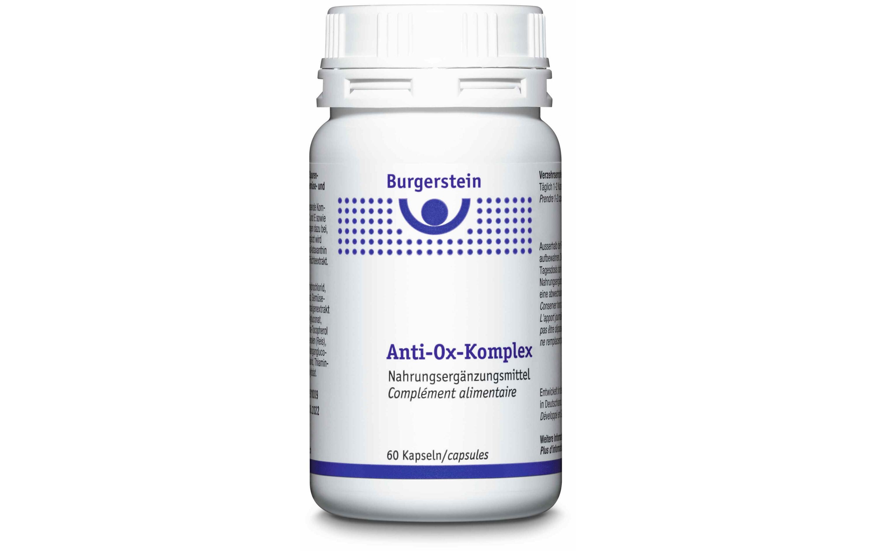 Anti-Ox Komplex 60 KapselnKapseln mit Antioxidantien