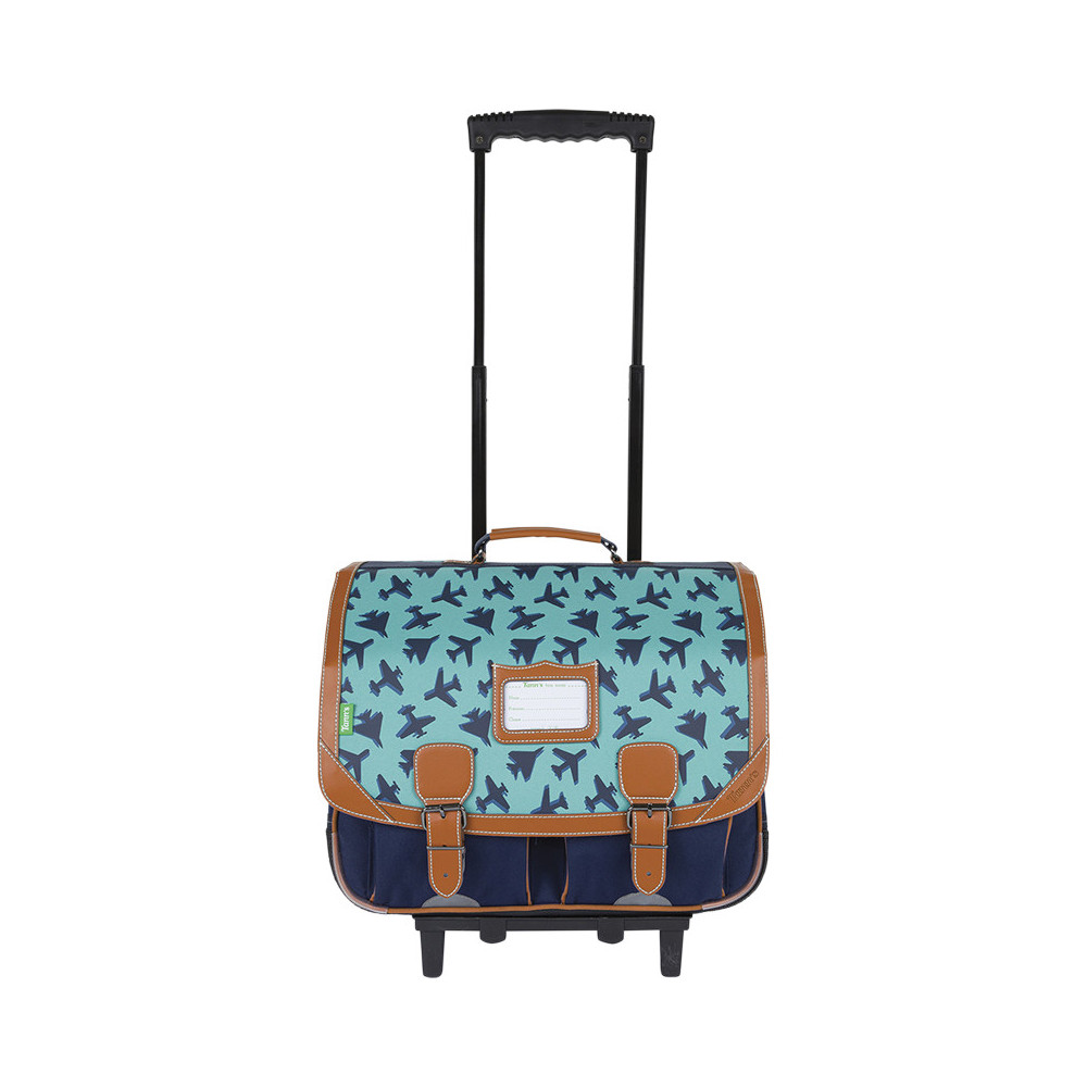 Cartable trolley Diego bleu
