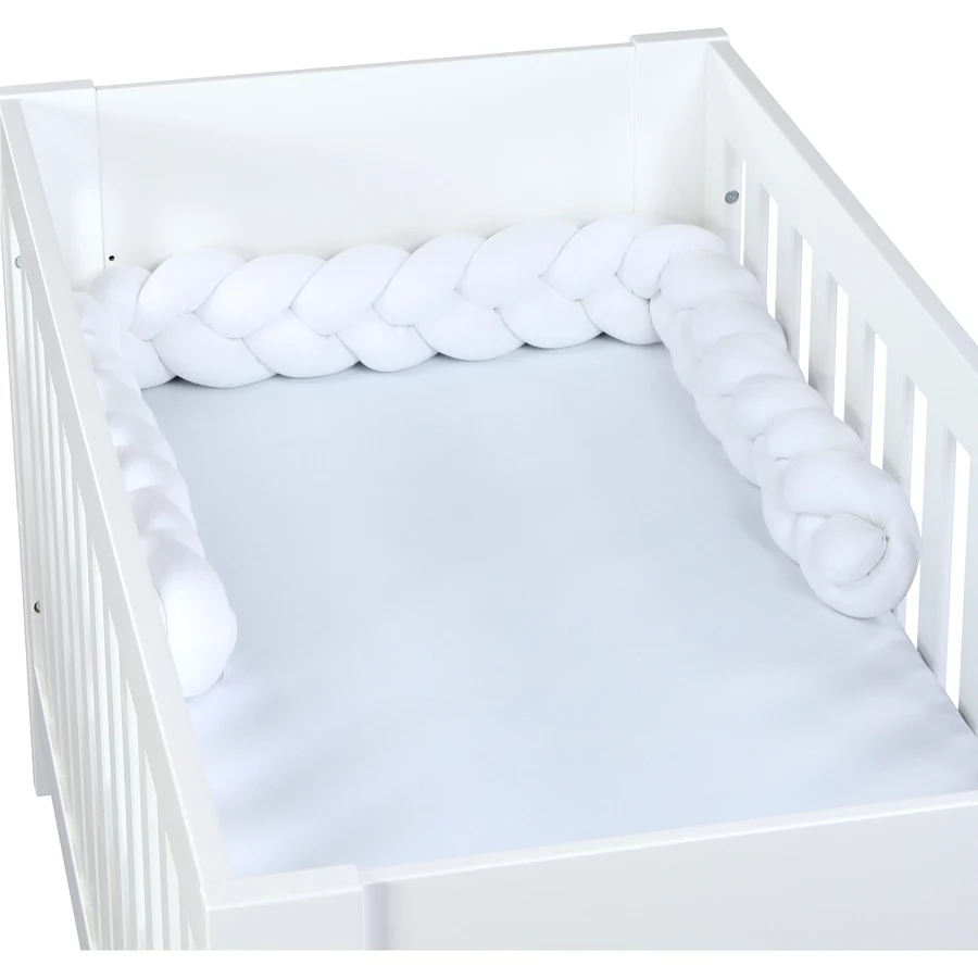 babybay® Nestchenschlange geflochten weiß