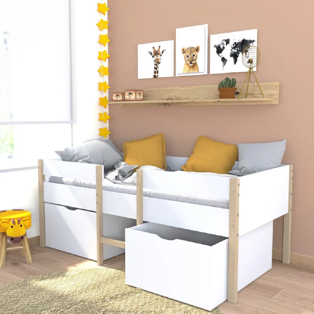 Le Quai Des Affaires Lit mi-hauteur ZEPHIR 90x190