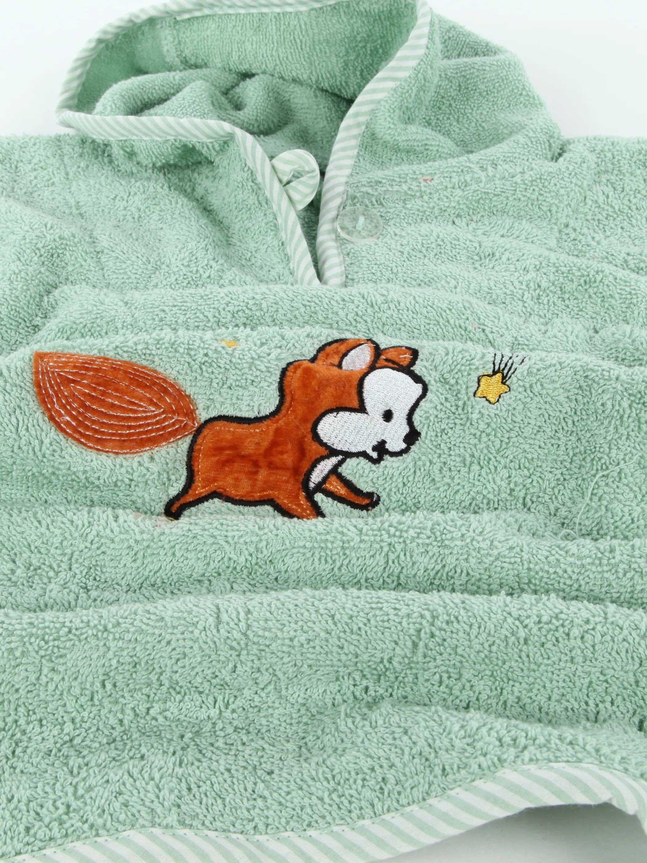 Baby Badeponcho mit Mütze