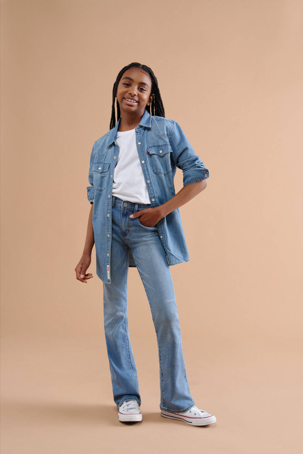 Levi's 726 high waist flared jeans CLEAN GETAWAY