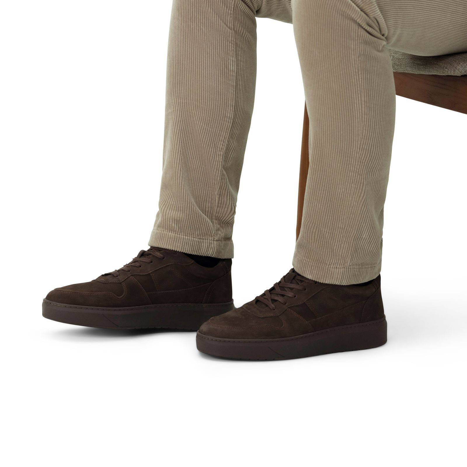 Manfield nubuck sneakers bruin