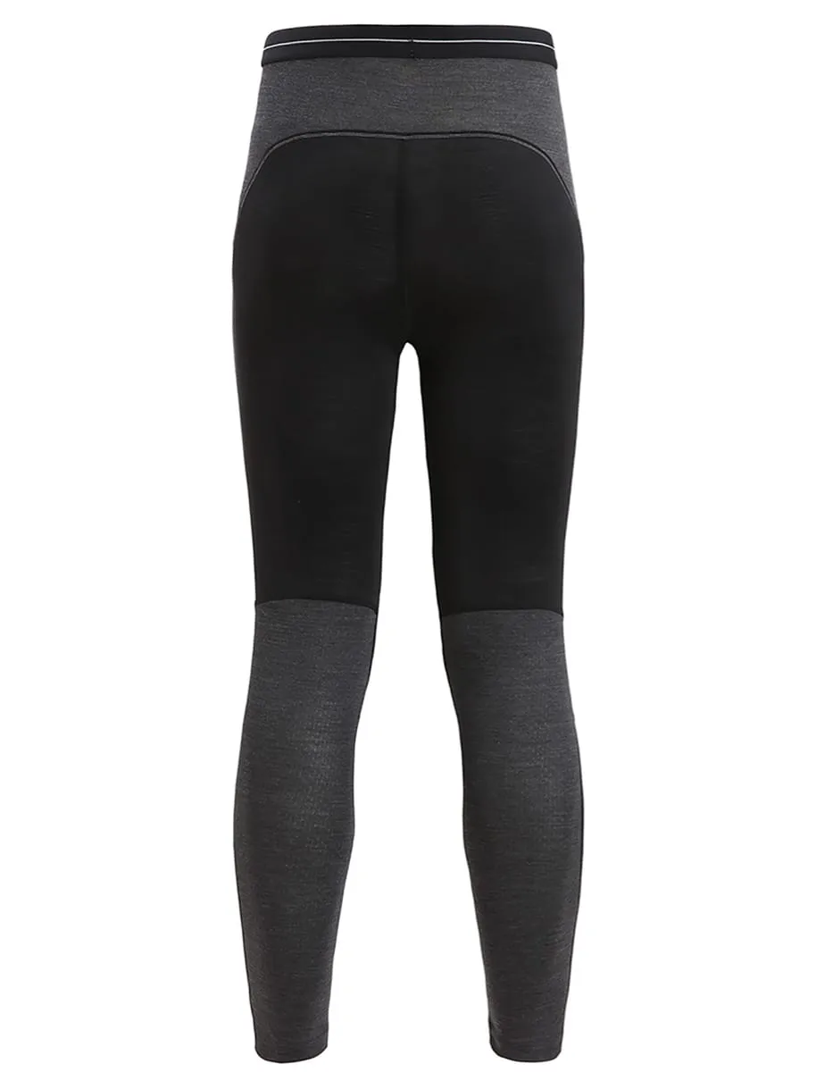 Icebreaker Women's 125 Zoneknit™ Leggings Black/Jet Heather/Cb