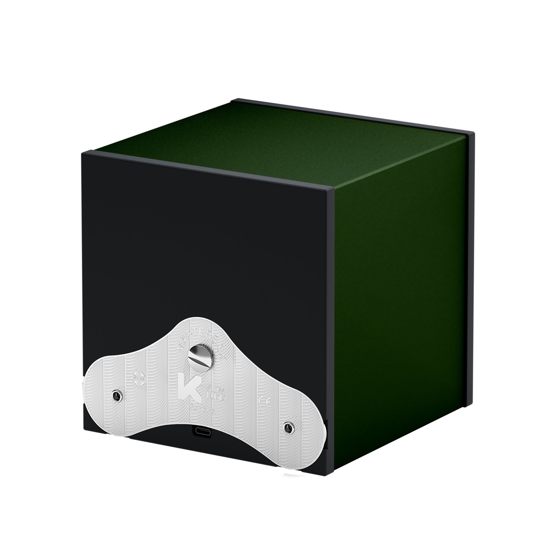 SwissKubik Masterbox Aluminium Dunkelgrün - 1 Uhr