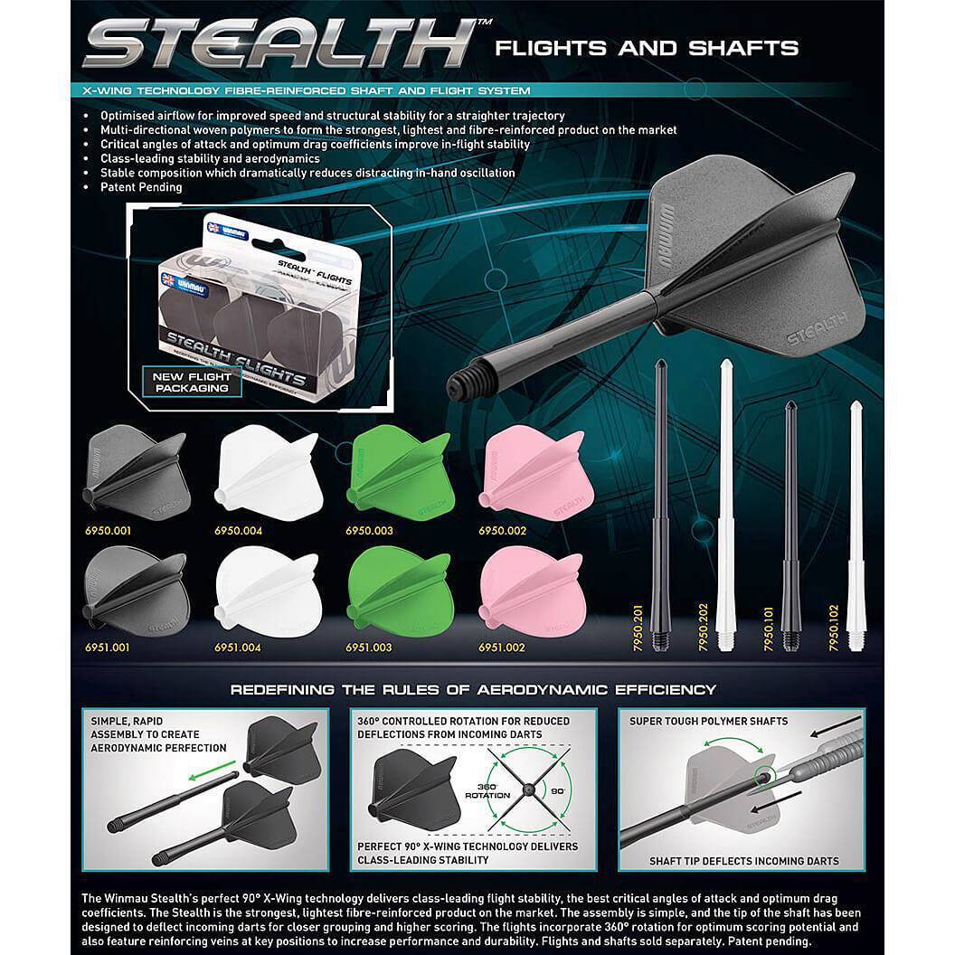 Winmau - Stealth Shaft - Weiß