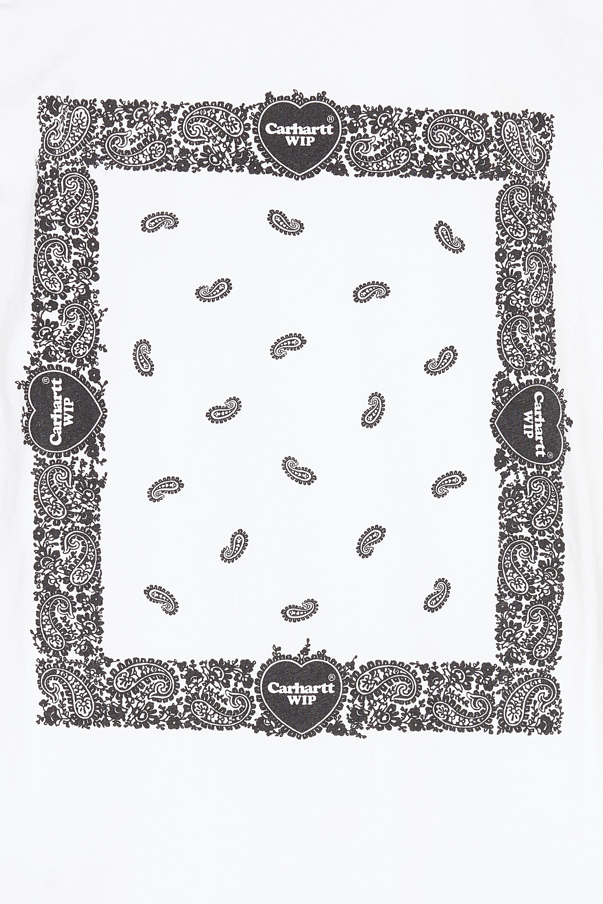 CARHARTT WIP T-shirt  S/S Paisley T-Shirt Blanc