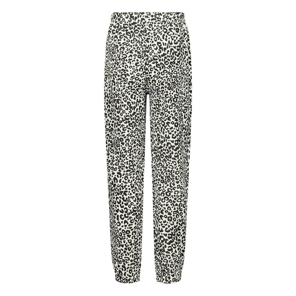 Orange Stars pyjama met printopdruk zwart