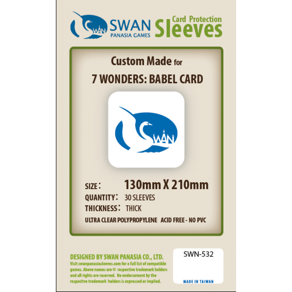 Swan Panasia - Card Sleeves Premium - 130x210mm - 30p