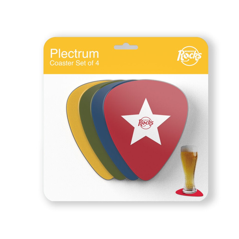Winkee - Bordskåner - Plectrum - Sæt af 4