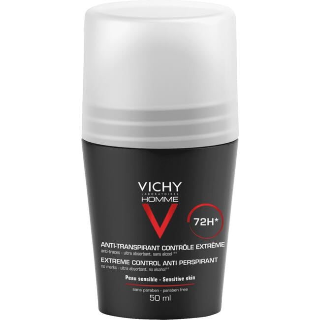 Vichy Homme Deodorant Roller 72u 50 ML