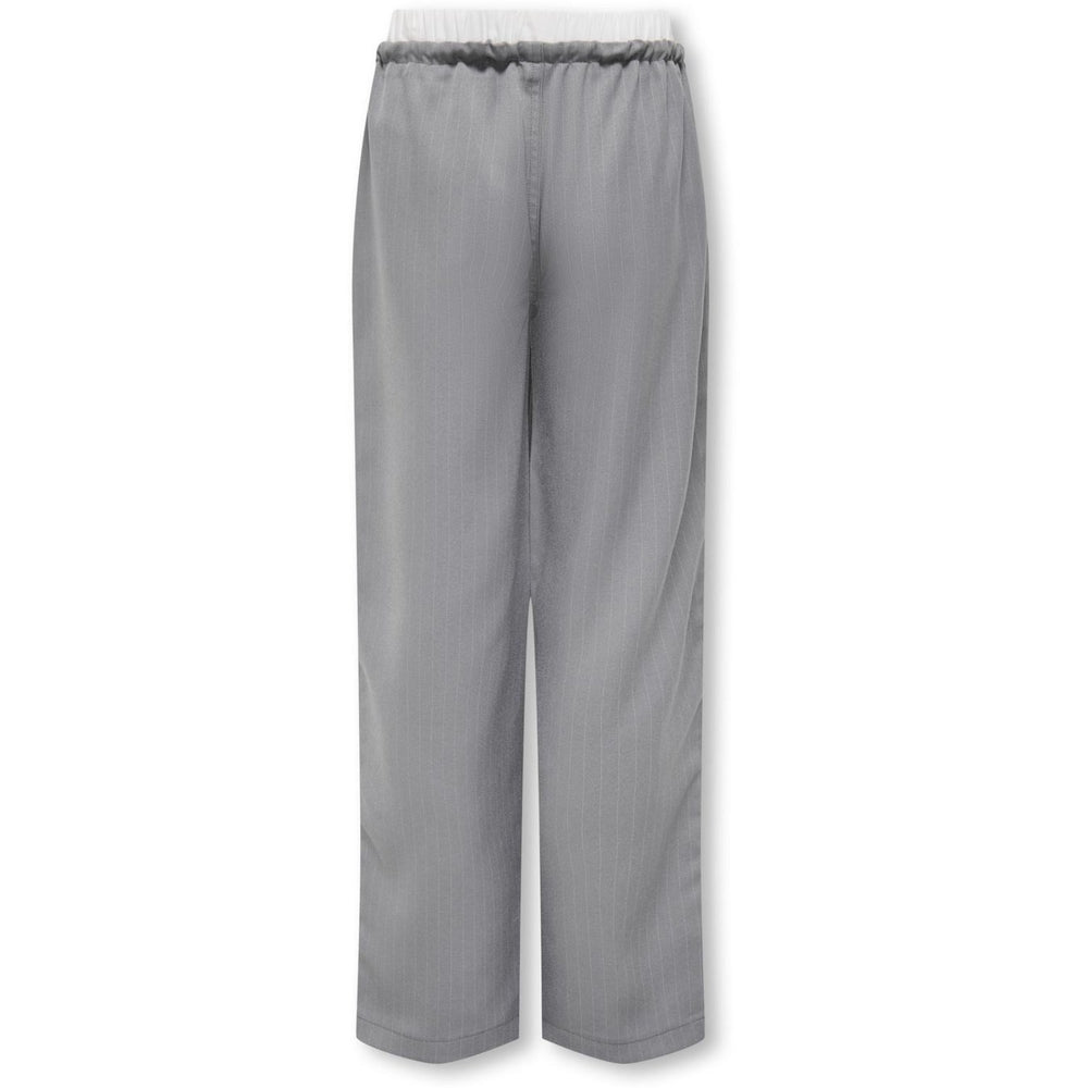 Køb kids ONLY Medium Grey Melange Boxer White Kogmiley Life Pinstr. Boxer Str Bukser Pnt