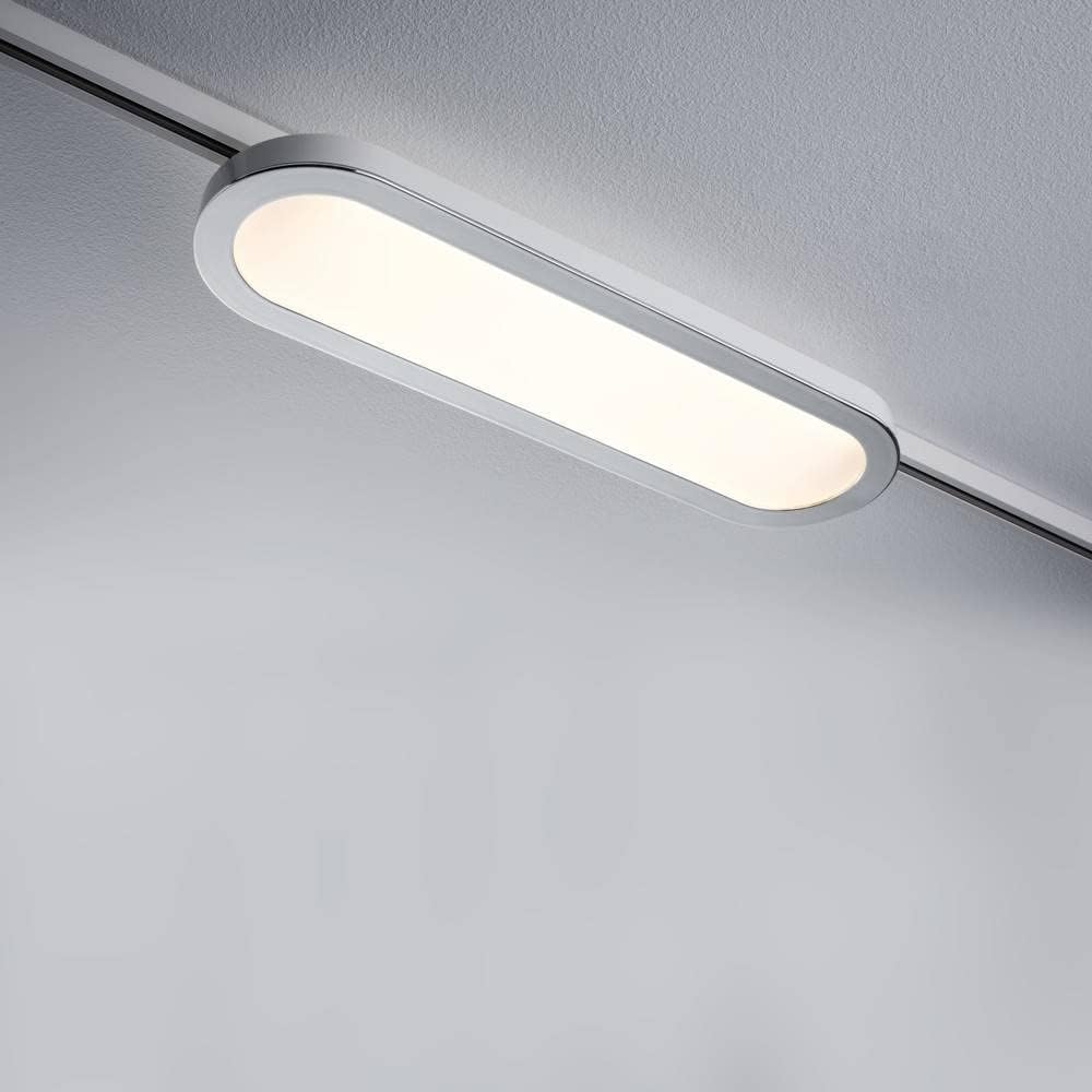 Paulmann 95320 URail System LED Panel Loop 7W Weiß/Chrom 230V Alu/Kunststoff