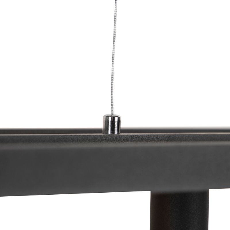 Industriële hanglamp zwart 4-lichts - Big Cage