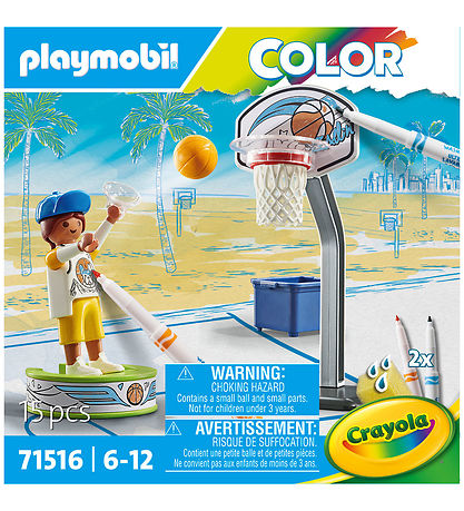 Playmobil Farbe - Skater m. Basketball - 71516 - 15 Teile