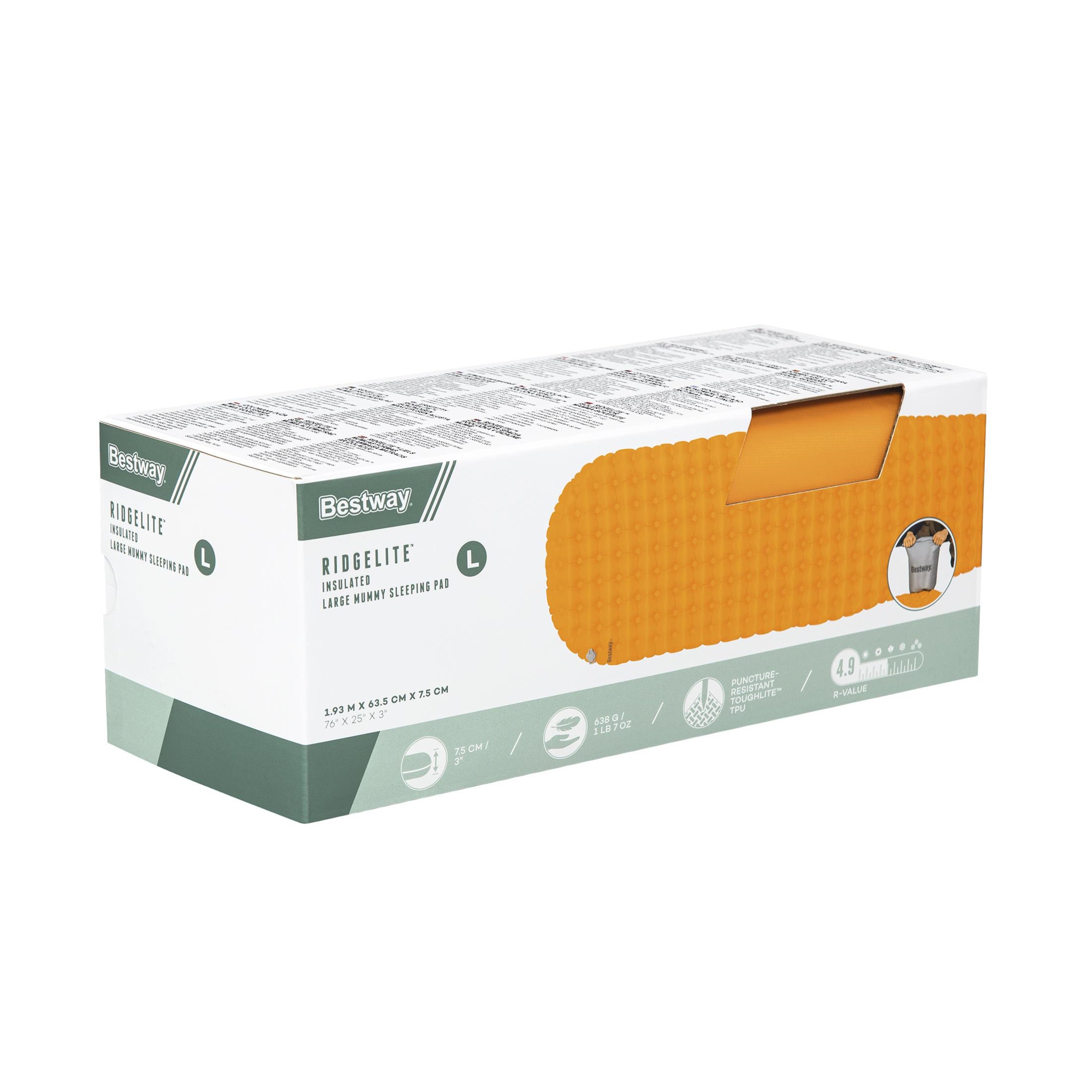 Isomatte RidgeLite für Mumienschlafsack 193 x 63 x 7 cm
