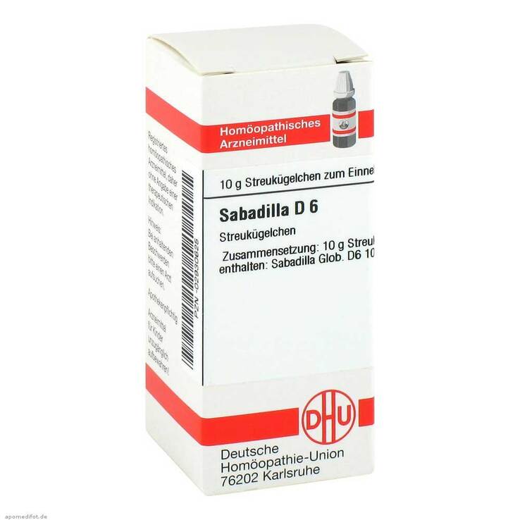 DHU Sabadilla D 6 Globuli, 10 g