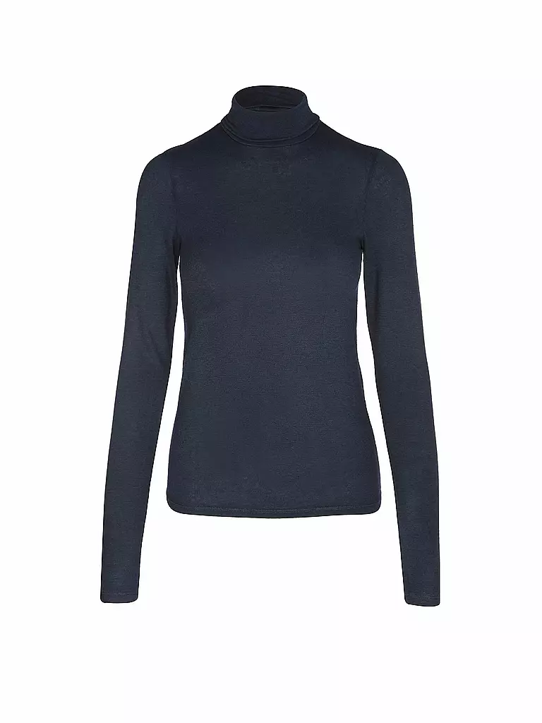 TELA Rollkragenshirt MATHILDE dunkelblau