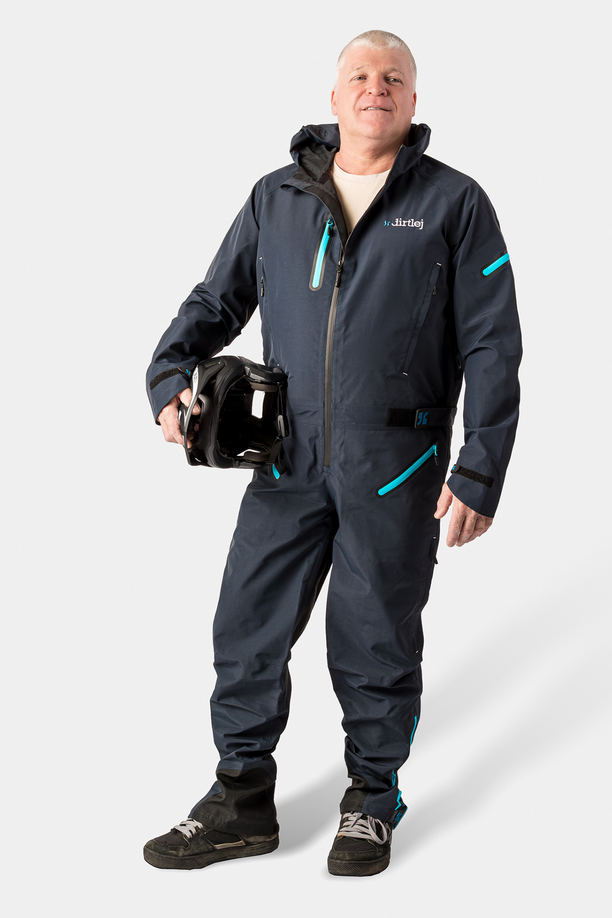 Dirtlej Dirtsuit Core Edition Loose Fit heldragt med lange ben mørkeblå