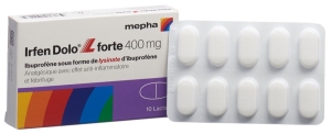 IRFEN DOLO L forte Lactab 400mg, 10 Stück