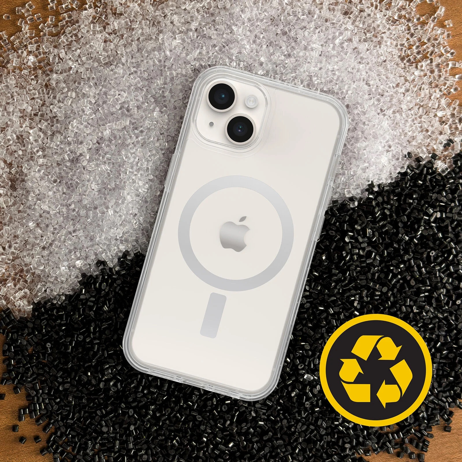 iPhone 14 / iPhone 13 Outdoor Case Hülle mit MagSafe Symmetry  Series Recycelter Kunststoff (77-89213) - Transparent
