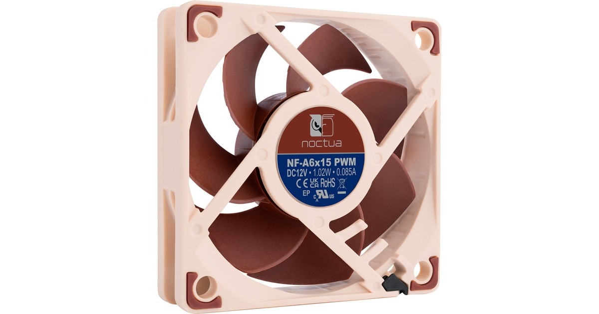 NoctuaNF-A6x15 PWM case fan  (60 x 60 x 15 mm)