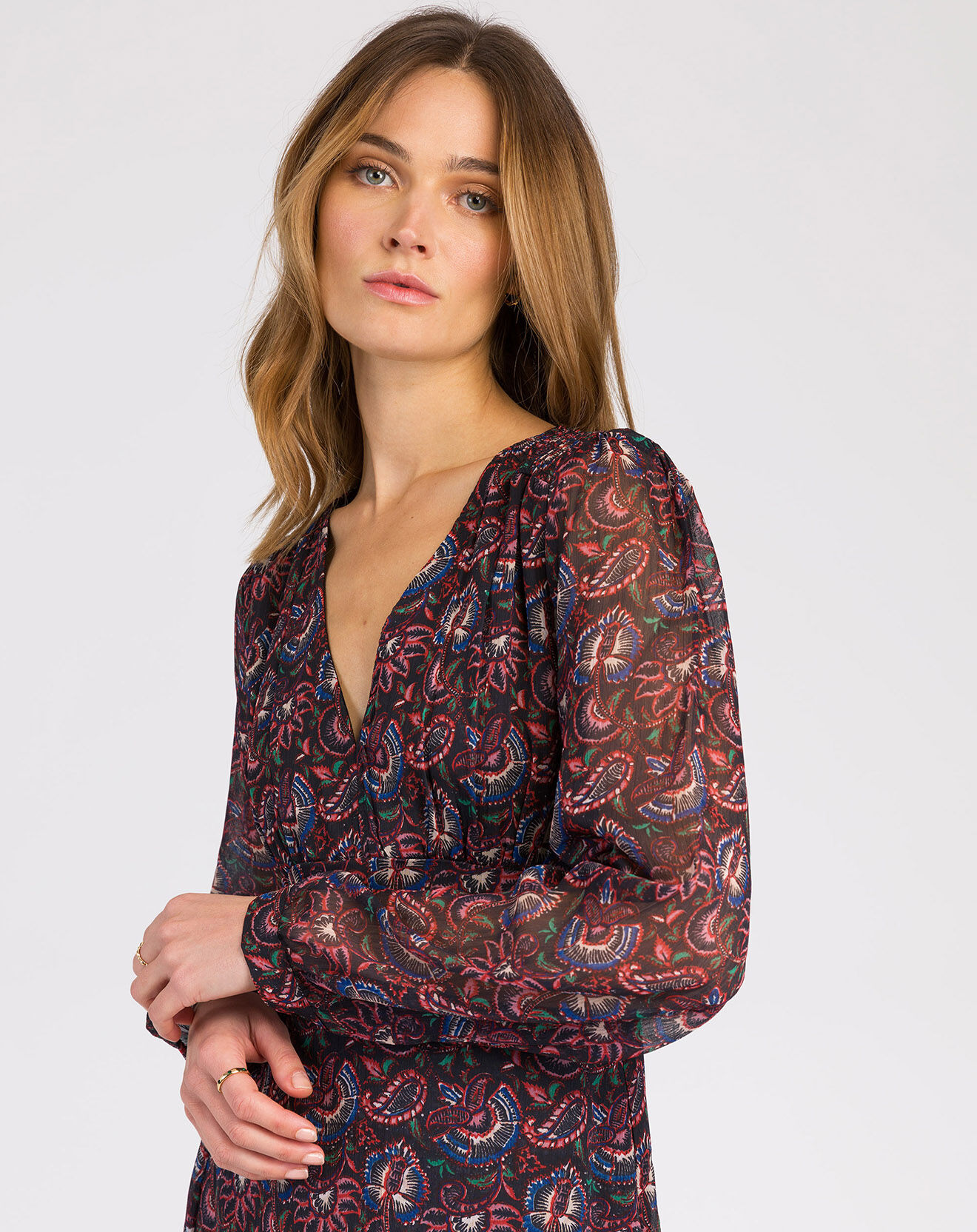 An'ge Robe Oclande horia black