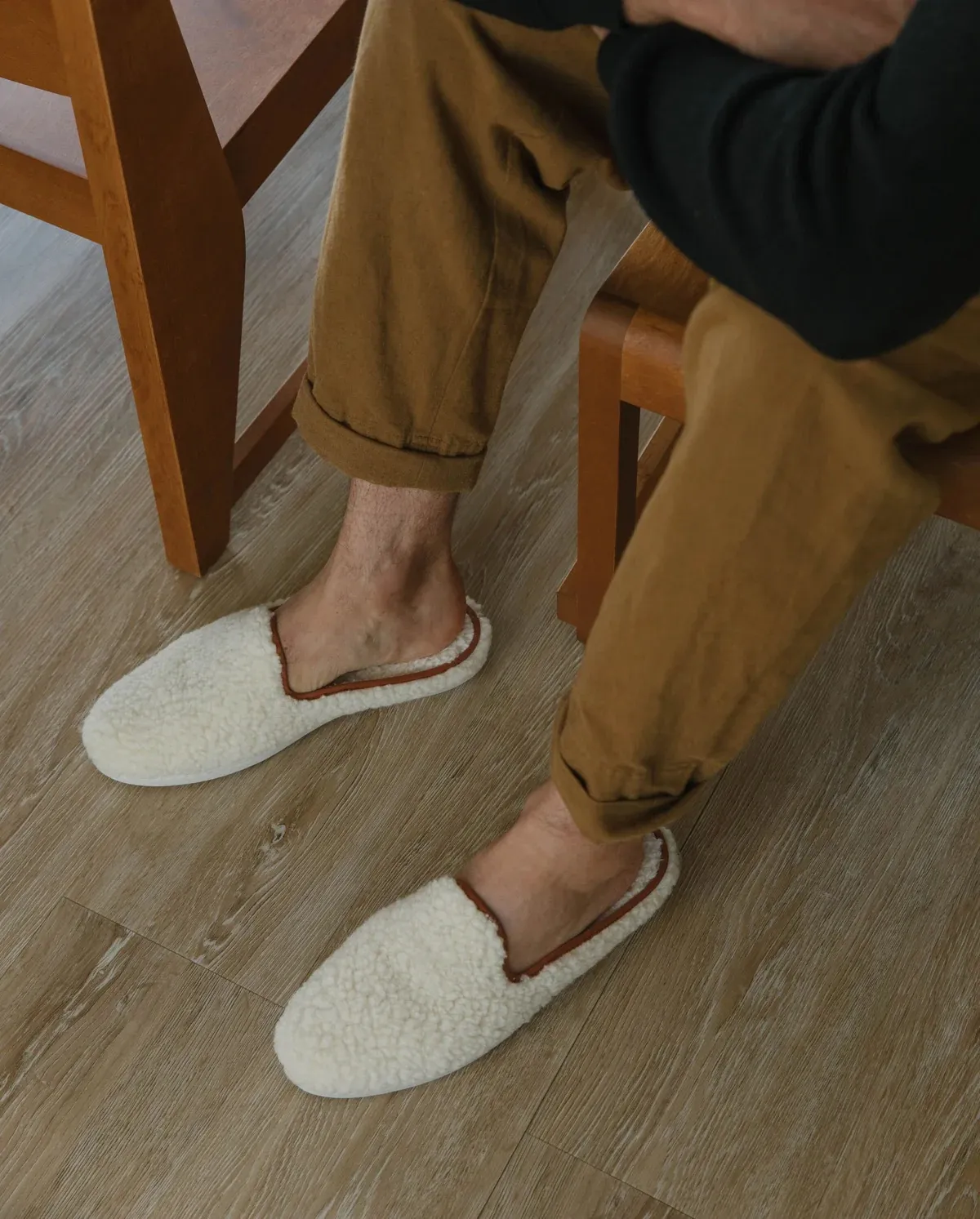 Mule Bouclette de laine Angarde