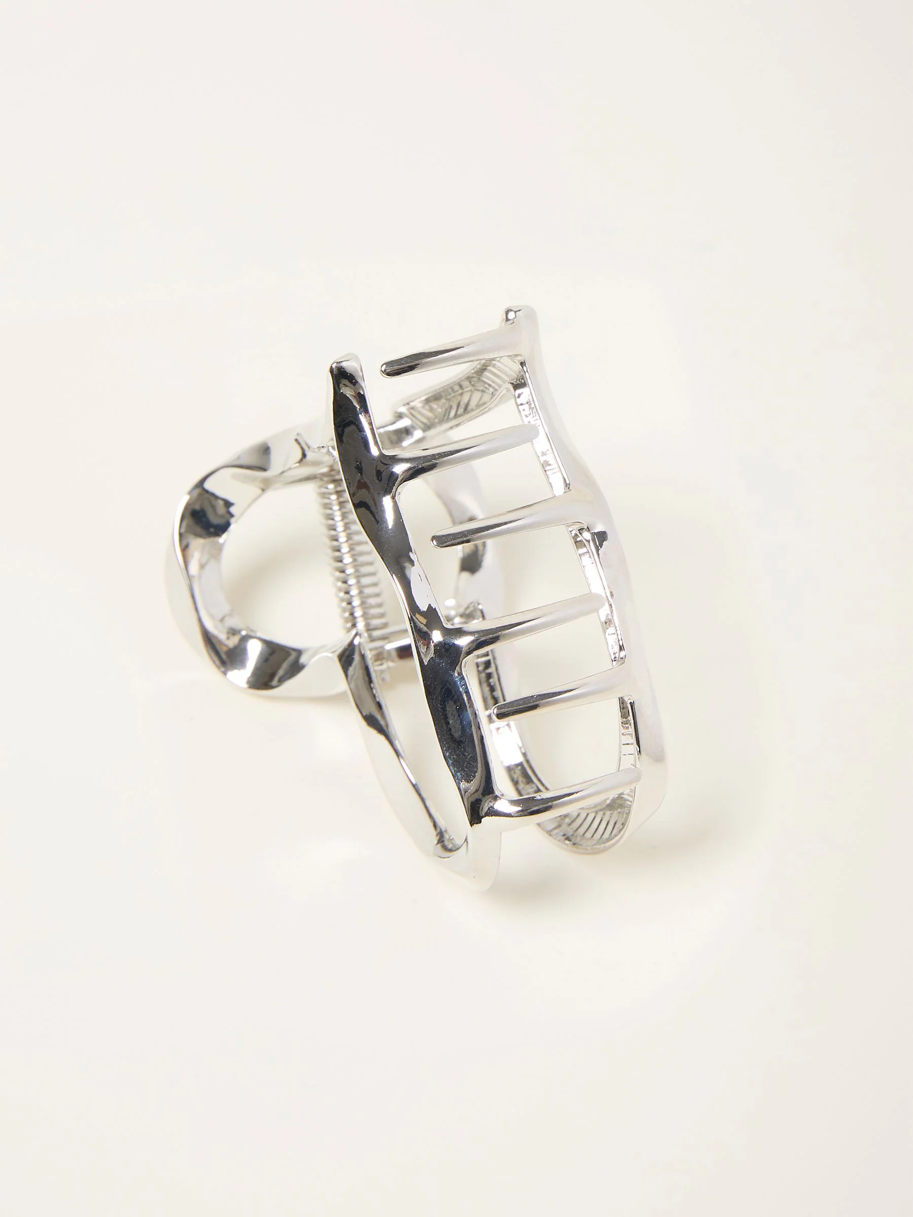 FatFace Metal Heart Claw Clip