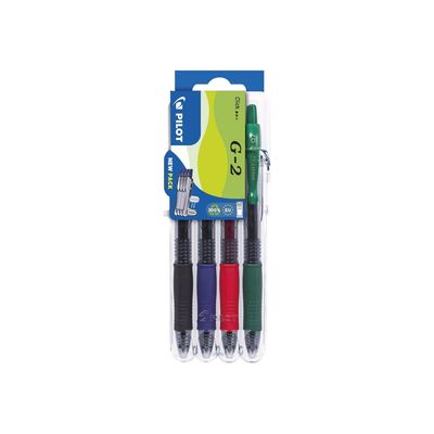Pilot G-2 - 4 Rollers - couleurs assorties